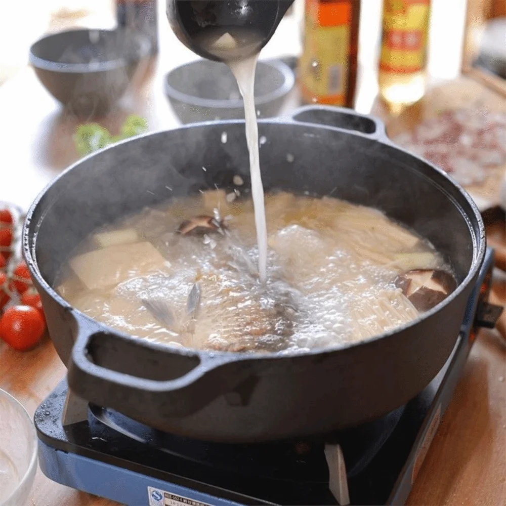 Cast Iron Skillet with Double Handle