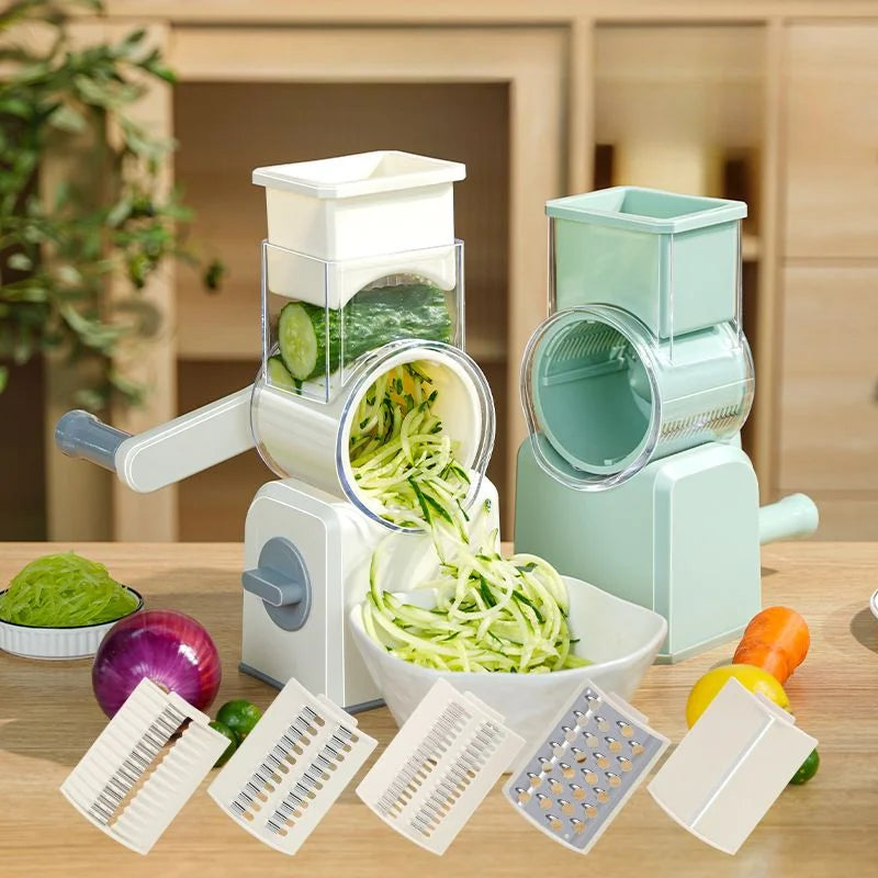 Rotary Drum Vegetable Grater/Slicer