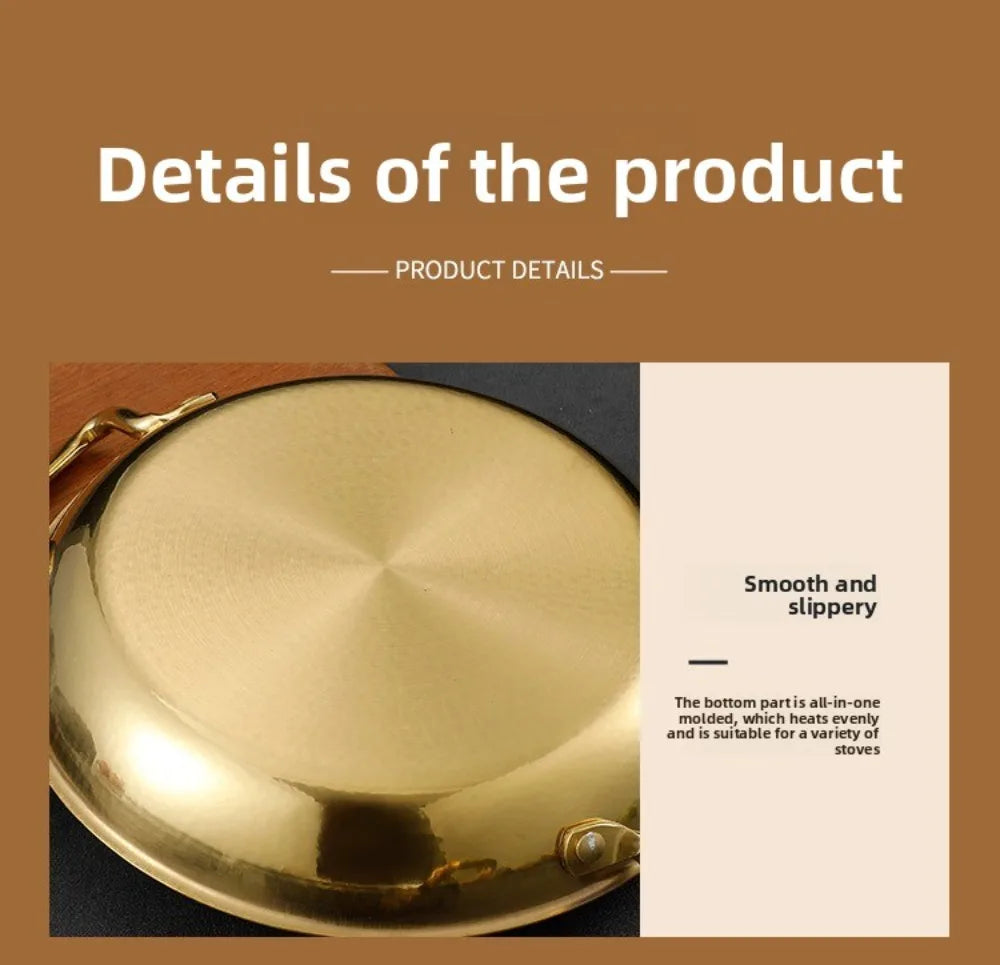 Hammered Stainless Steel Paella Pan