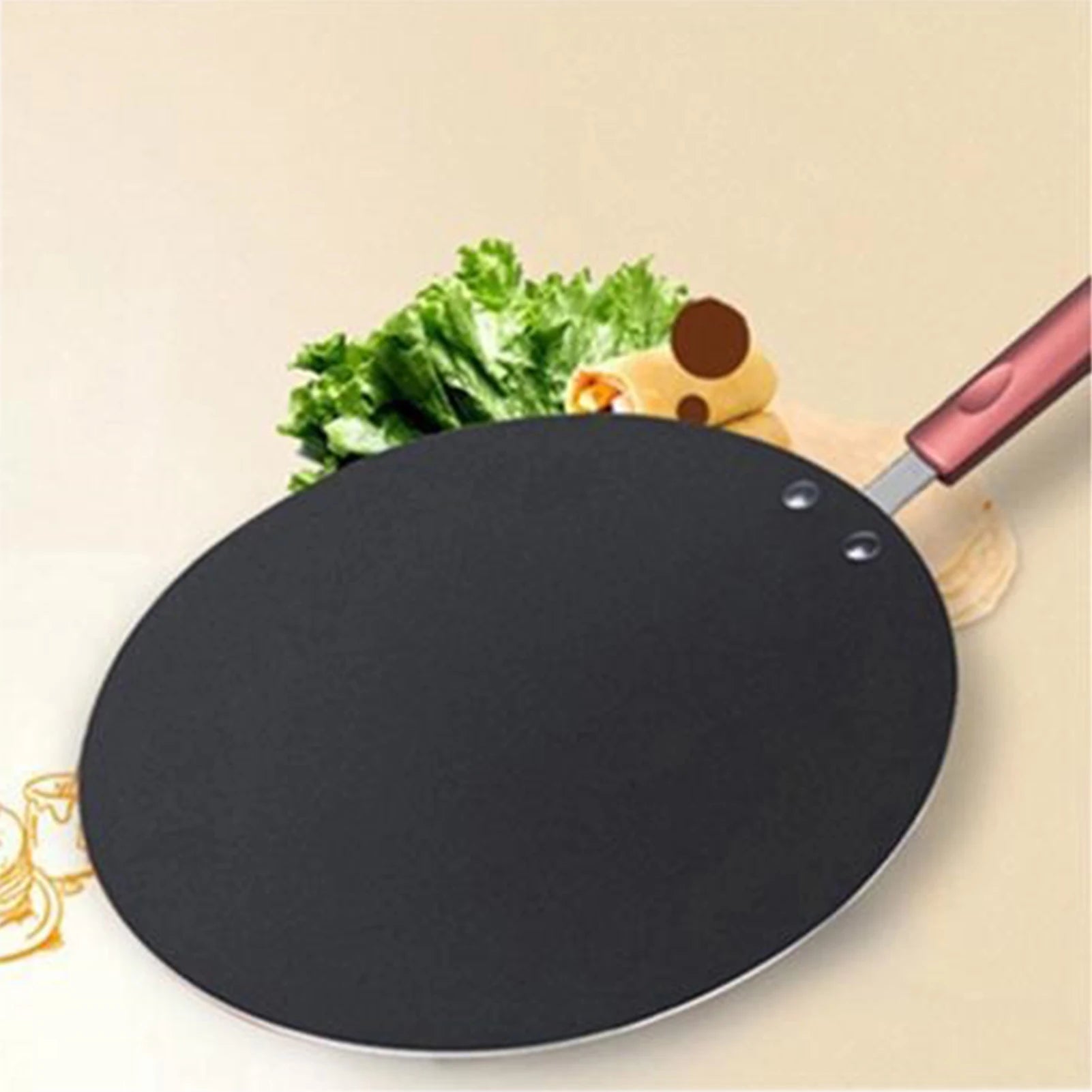 Flat Pan with Spreader, Spatula & Brush