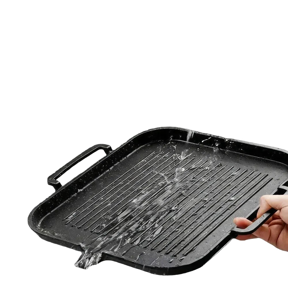 Smokeless Nonstick Griddle Pan – Suitable for Indoor & Outdoor Cooking, Great for Grilling Steak, BBQ, and Everyday Cooking