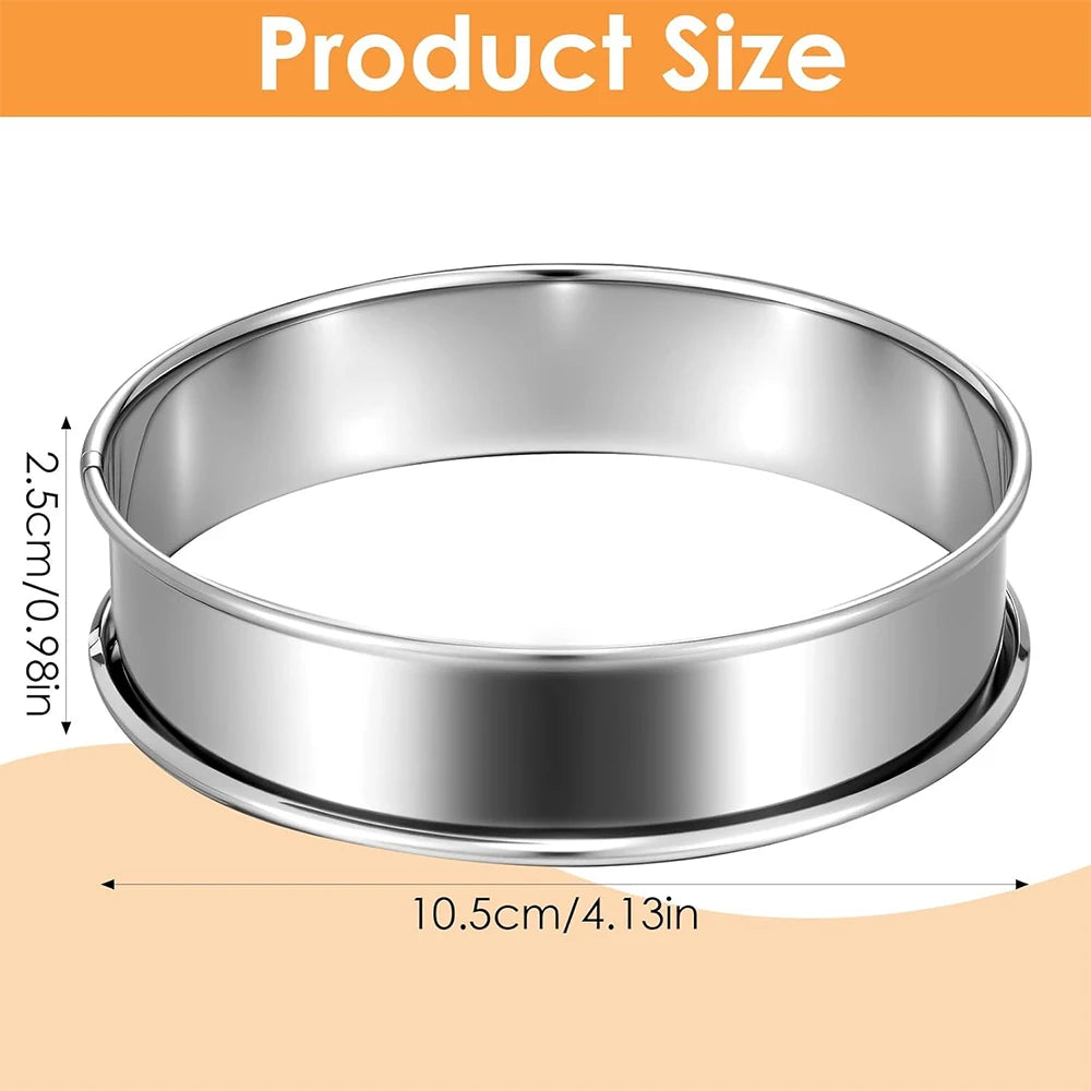 Stainless Steel Muffin & Crumpet Rings