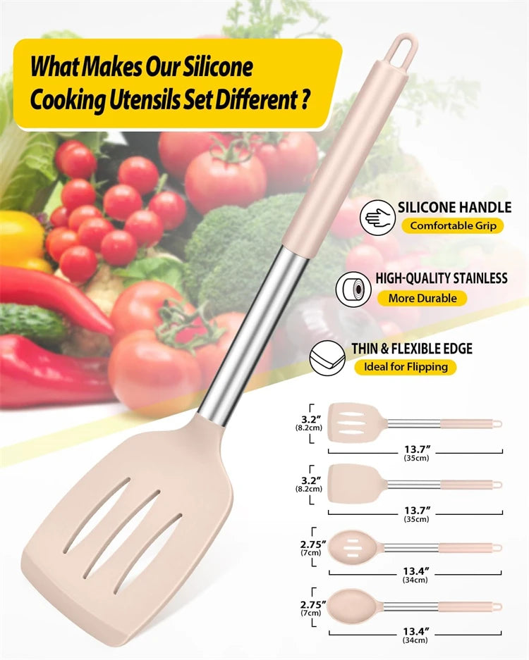 Silicone Cooking Utensil Set