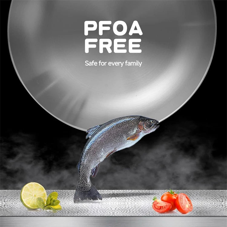 304 Stainless Steel Frying Pan