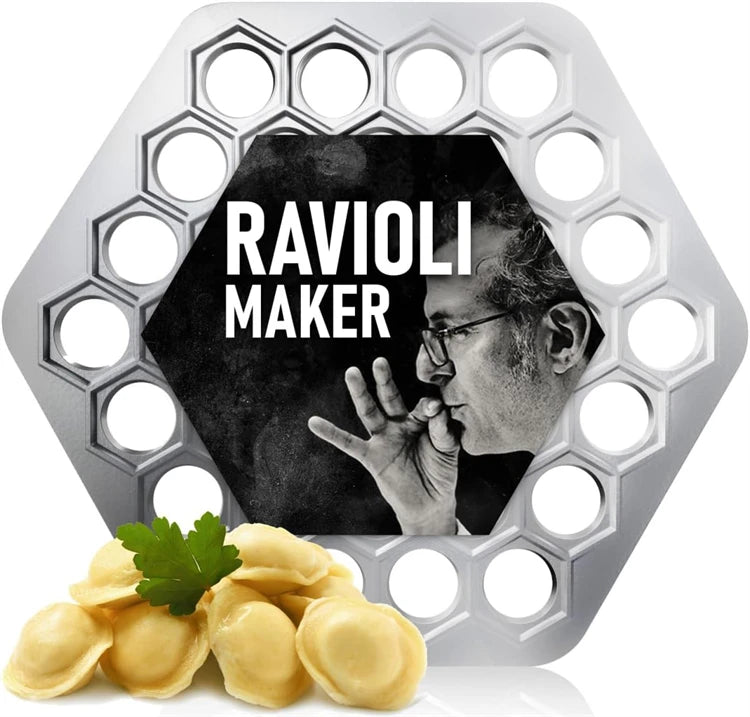37 Hole Pelmeni & Ravioli Maker Mould – Russian Dumpling Maker & Cutter – Perfect for Handmade Dumplings, Ravioli & Pelmeni