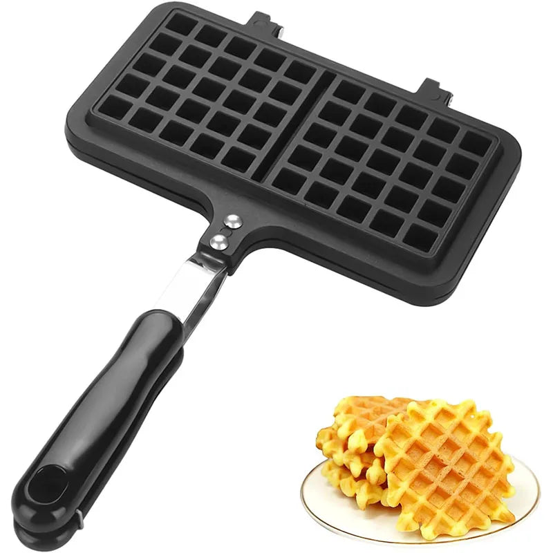 Stovetop Belgium Waffle Maker Pan