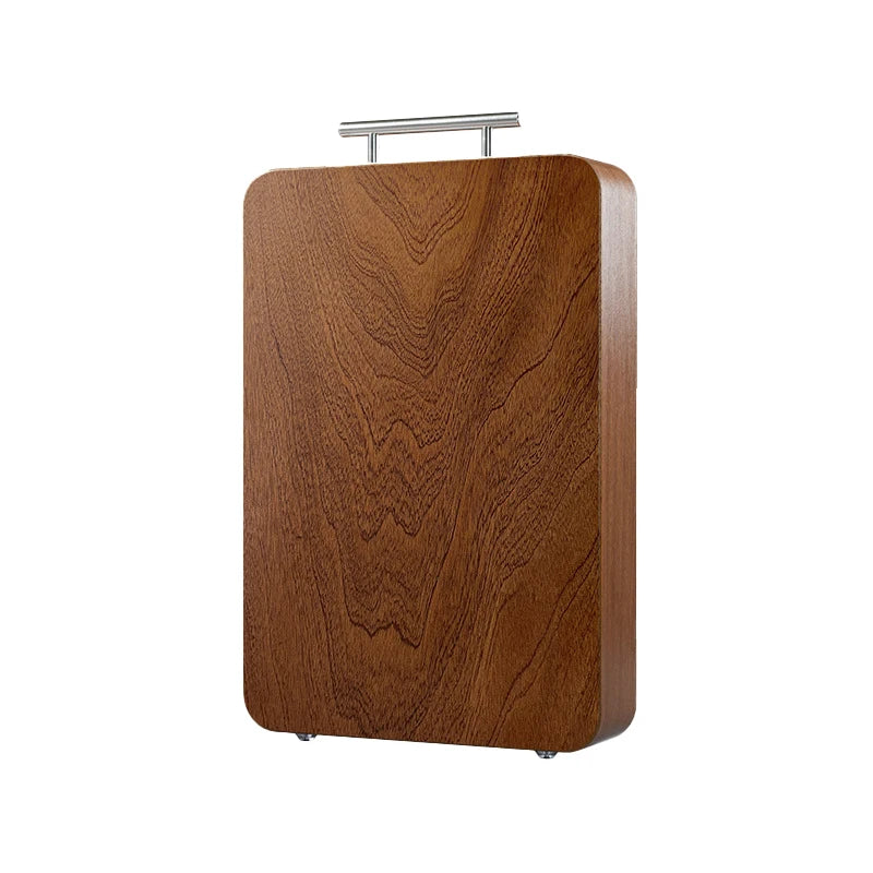 Solid Wood Rectangular Cutting Board with Handle – 3cm Thick, Double-Sided, Paint-Free, Great for Chopping Meat, Vegetables, and Everyday Kitchen Use