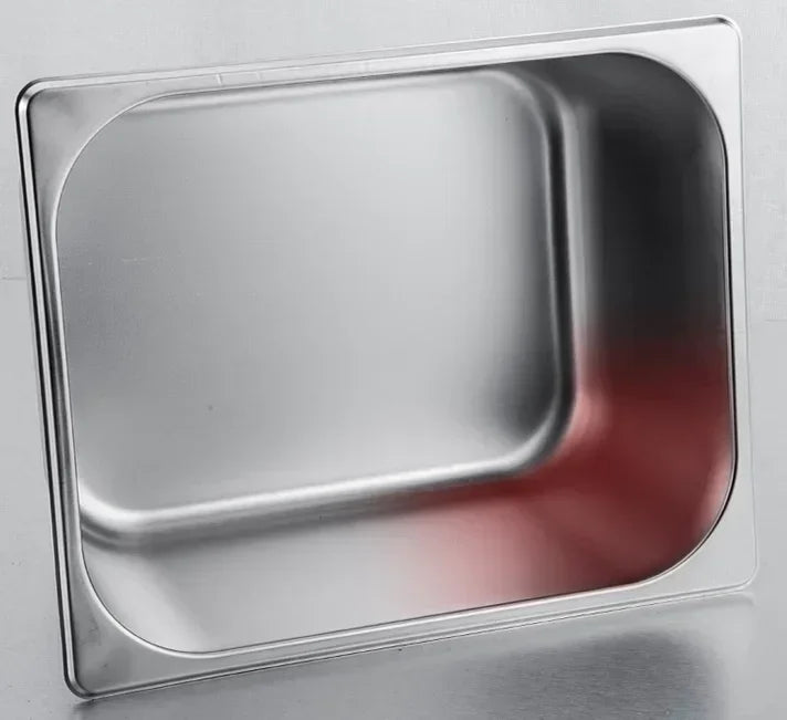 304 Stainless Steel Gastronorm Food Pan – GN Chafing & Buffet Container, Available in 1/9, 1/6, 1/4, 1/3 & 1/2 Sizes with Multiple Depths & Matching Lids
