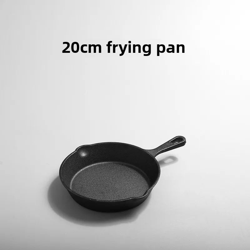 pre-seasoned cast iron skillet pan 20cm