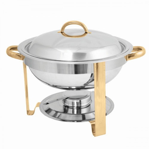 Golden Accented Round Chafer 3.79L
