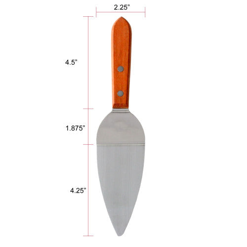 Stainless Steel Pizza Server 76mm x 108mm