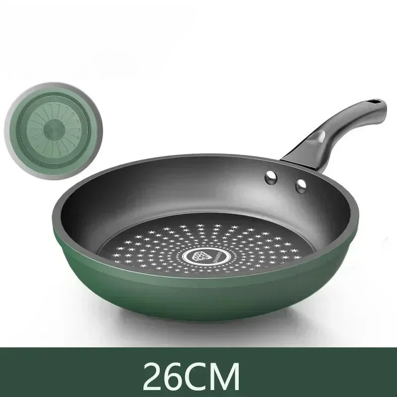 Non-Stick Frying Pan with or without Lid – Low-Smoke Ceramic Coated Skillet for Gas & Induction – Perfect for Eggs, Stir-Fries & Everyday Cooking – Available in 24cm & 26cm