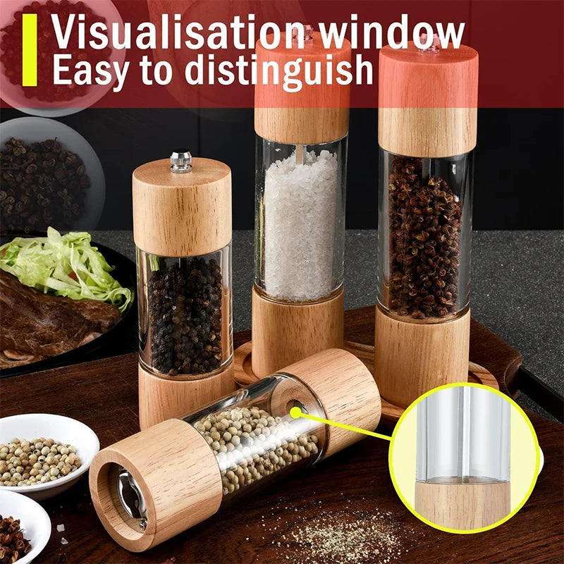 Acrylic Salt and Pepper Grinder Set