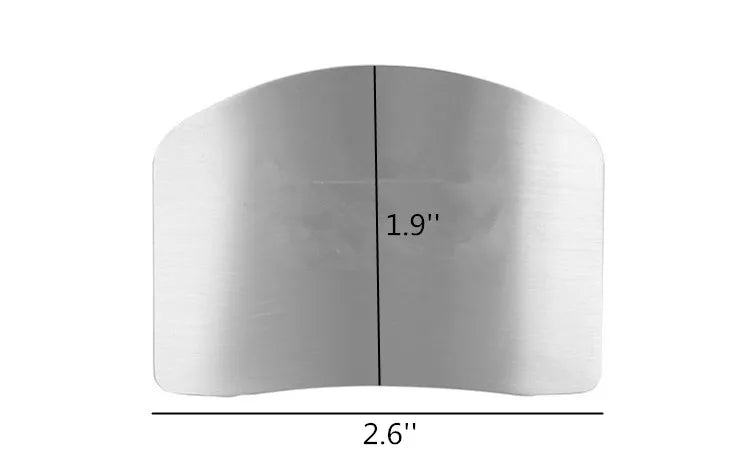 Stainless Steel Finger Guard – Kitchen Knife Safety Finger Protector – Perfect for Safe Chopping & Slicing