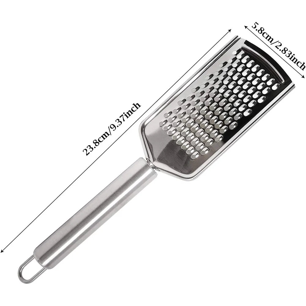 Stainless Steel Micro Blade Grater & Zester – Handheld Cheese, Ginger, Nutmeg & Lemon Grater – Perfect for Fine Grating & Zesting
