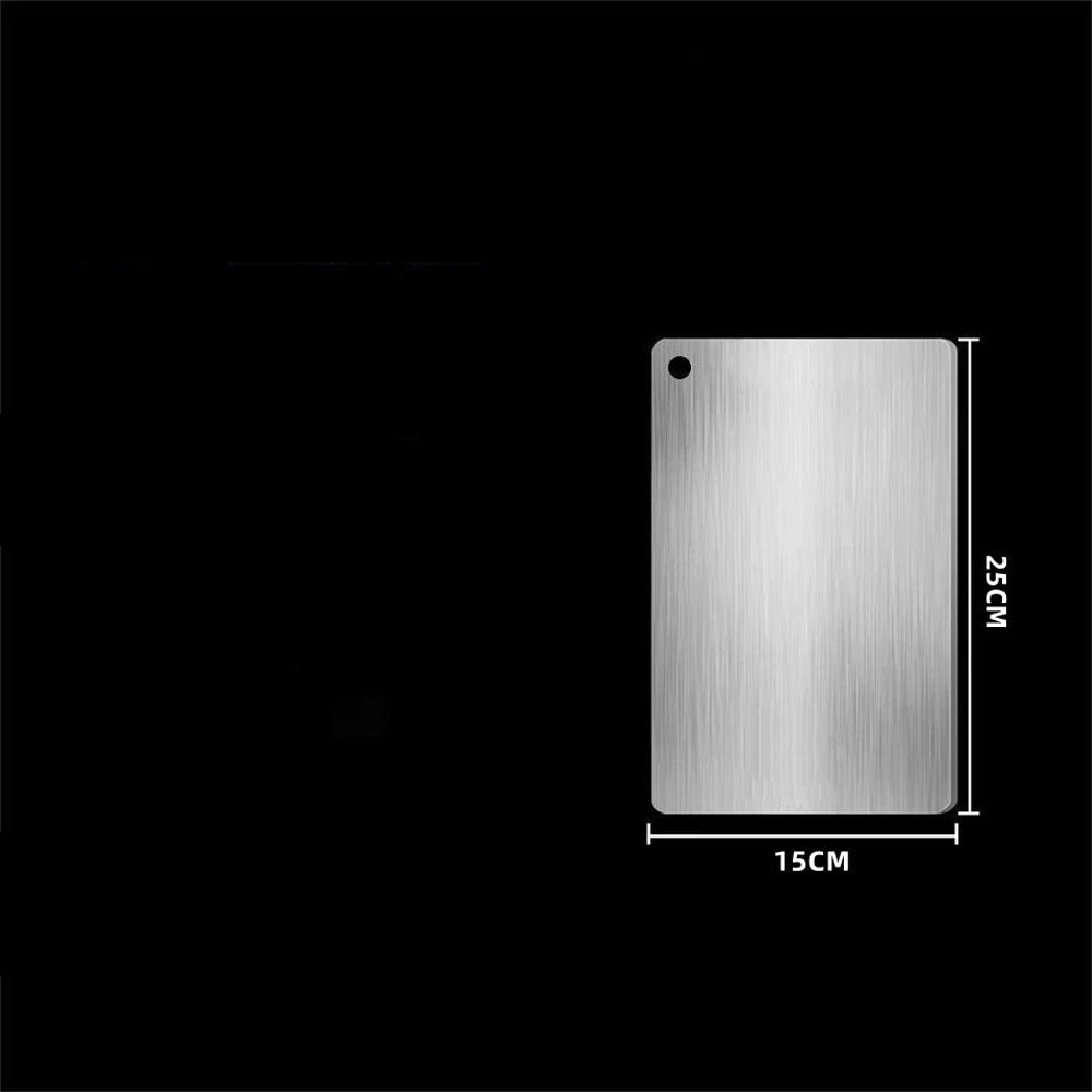 Thickened Stainless Steel Double-Sided Chopping Board 25x15 CM China Mainland