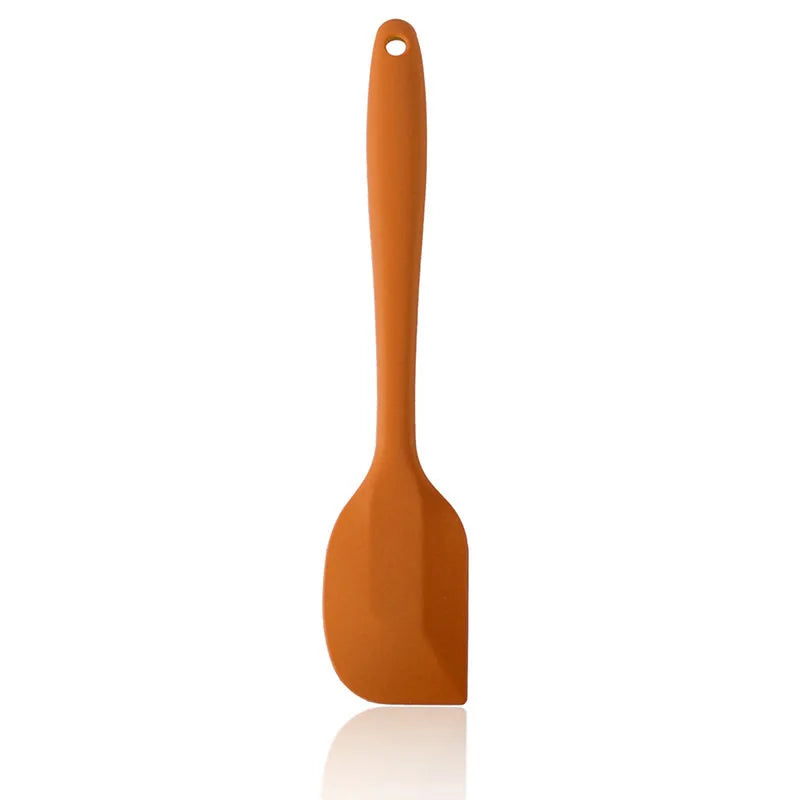 Heat Resistant Silicone Spatula & Scraper – Seamless Non-Stick Baking & Cake Cream Scraper – Perfect for Mixing, Folding & Scraping Bowls – Available in 9 Colours & Multi-Packs