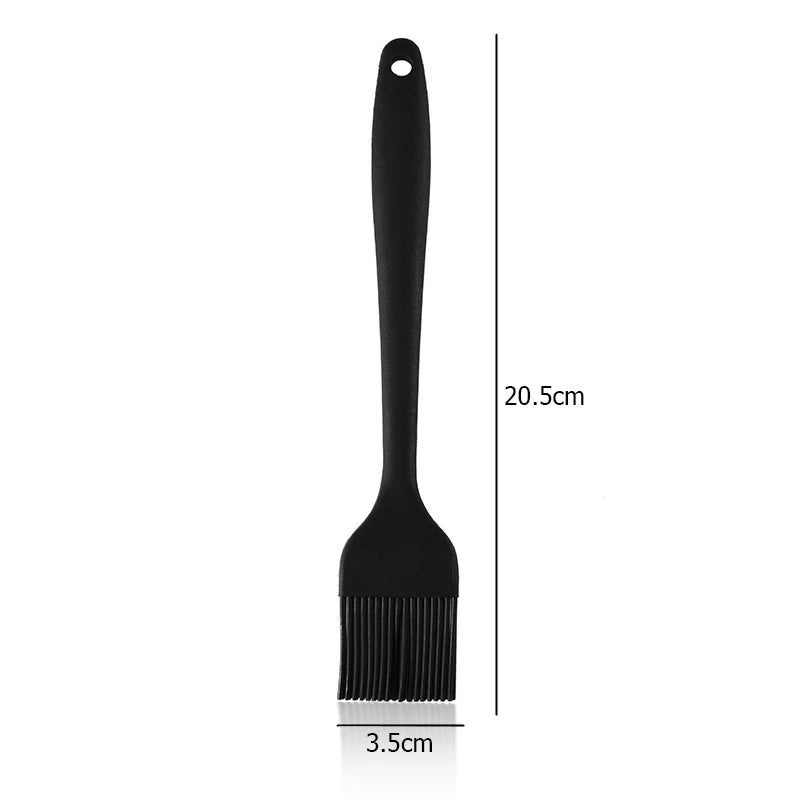 Heat Resistant Silicone Basting Brush – Pastry & Oil Brush for BBQ, Cooking & Baking – Best for Glazing, Marinating & Grilling – Available in Red, Yellow, Green, Pink, Blue & Black Colours