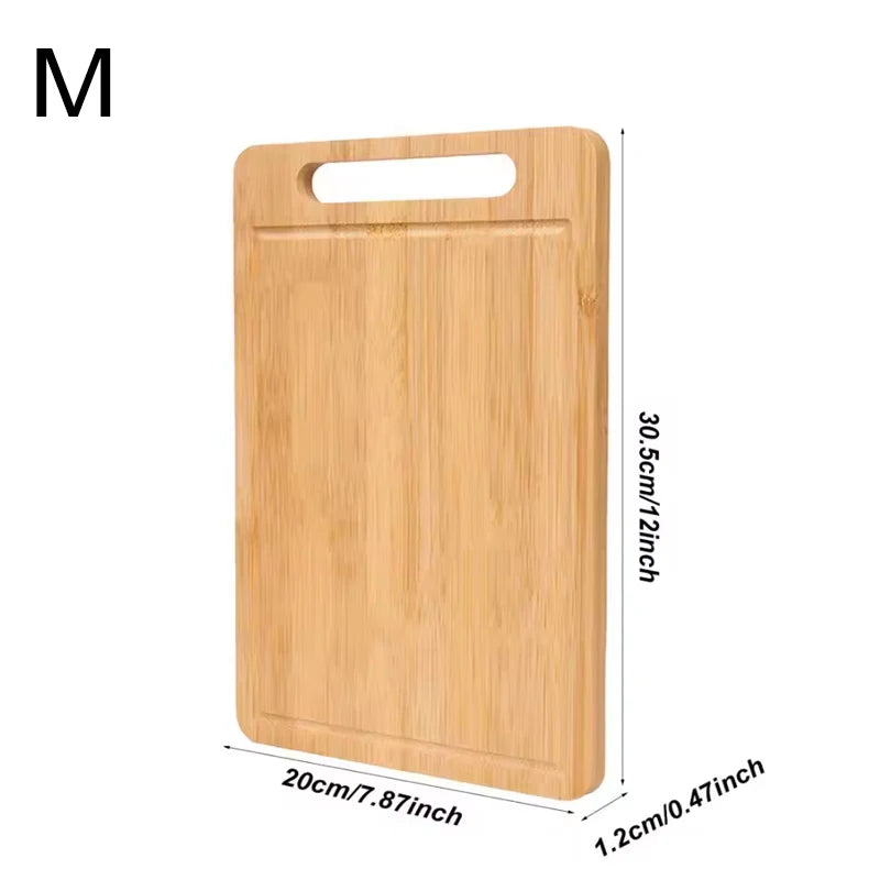 Premium Double-Sided Bamboo Cutting Board – Durable & Perfect for Everyday Kitchen Tasks – Available as Single Pieces or Multi-Board Combination Sets in Small, Medium, & Large Options