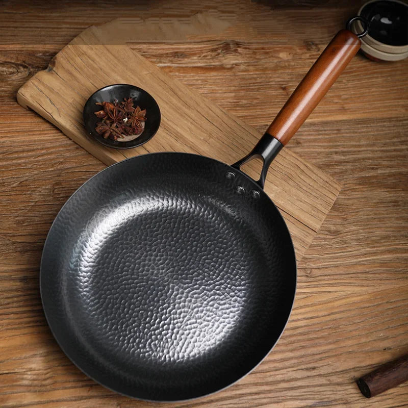 Handmade Cast Iron Frying Pan 28cm