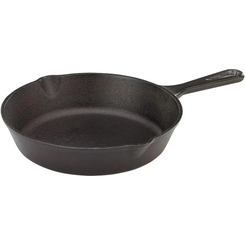 Cast Iron Skillet – Round Egg Pan & Griddle for Indoor & Outdoor Cooking – Best for Eggs, Burgers & Single Portions (16cm)