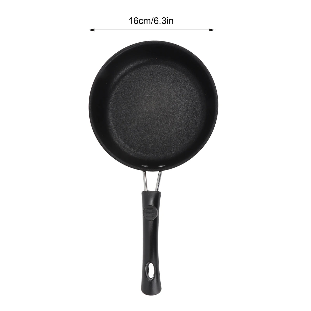 Thickened Stainless Steel Mini Frying Pan – Non-Stick Egg Pan & Small Saucepan for Induction & Gas – Best for Fried Eggs & Omelettes – Available in 12cm to 20cm