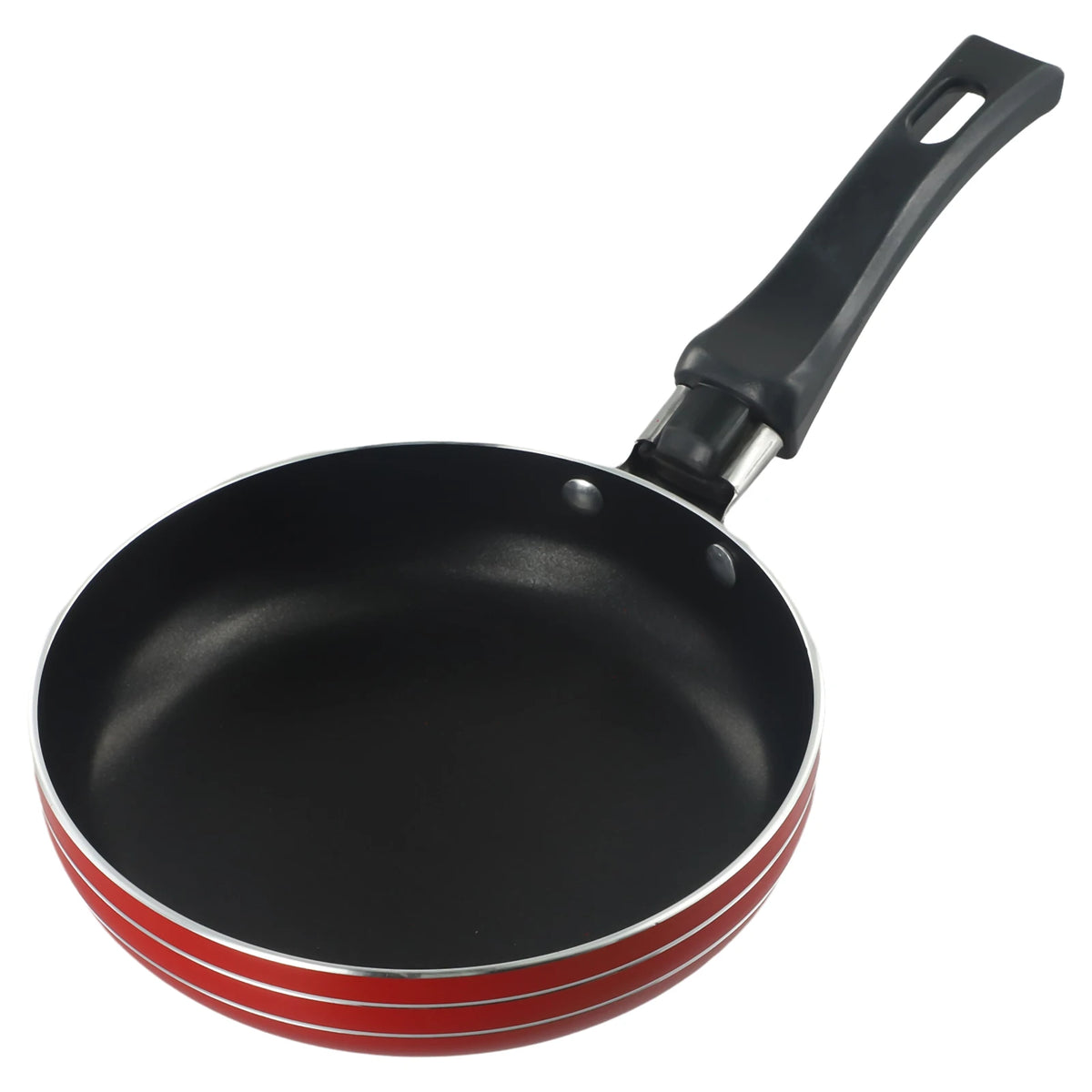 Small Non-Stick Stainless Steel Frying Pan – Mini Egg & Pancake Pan with Hanging Handle – Ideal for Single Servings – Available in 12cm, 14cm, 16cm & 18cm