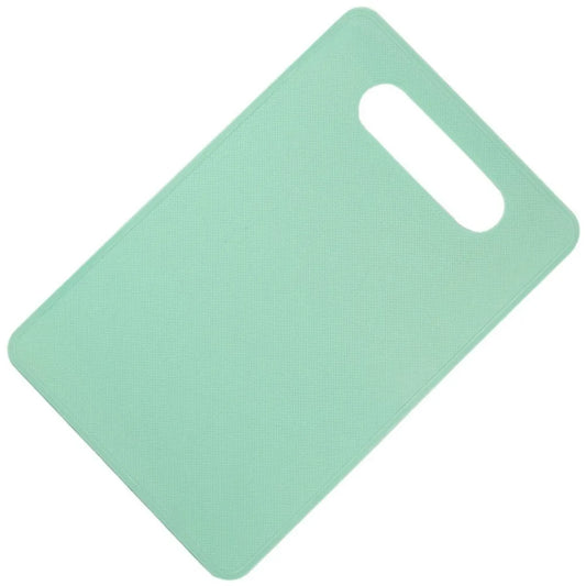 Candy Colour Plastic Chopping Board – Thin Reversible PP Cutting Board for Fruit & Vegetables – Best for Colour-Coded Chopping – Available in 8 Colours (29 x 19cm) Mint Green