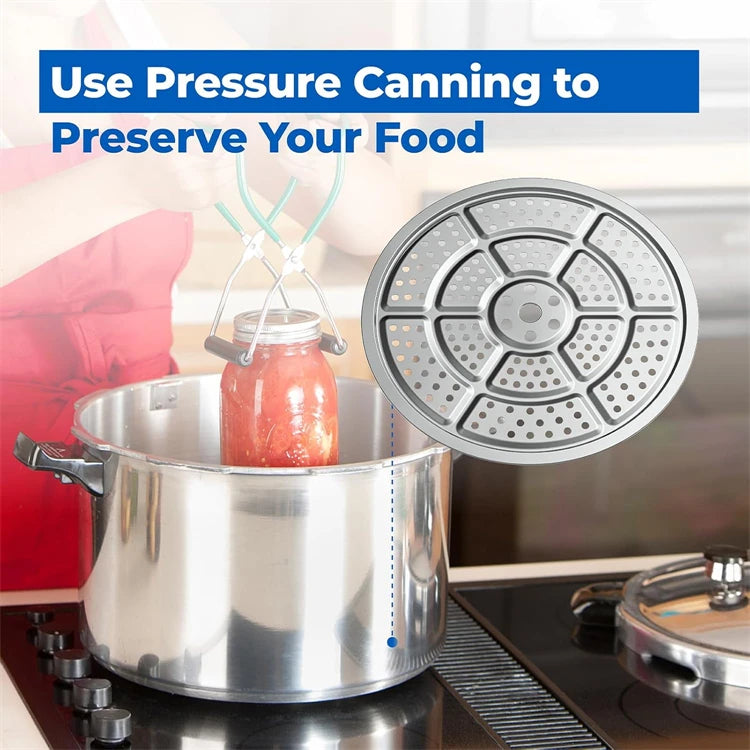 2 Piece Stainless Steel Pressure Canner Racks – Canning Racks for Pressure Cookers & Canners – Best for Canning Jars & Preserving