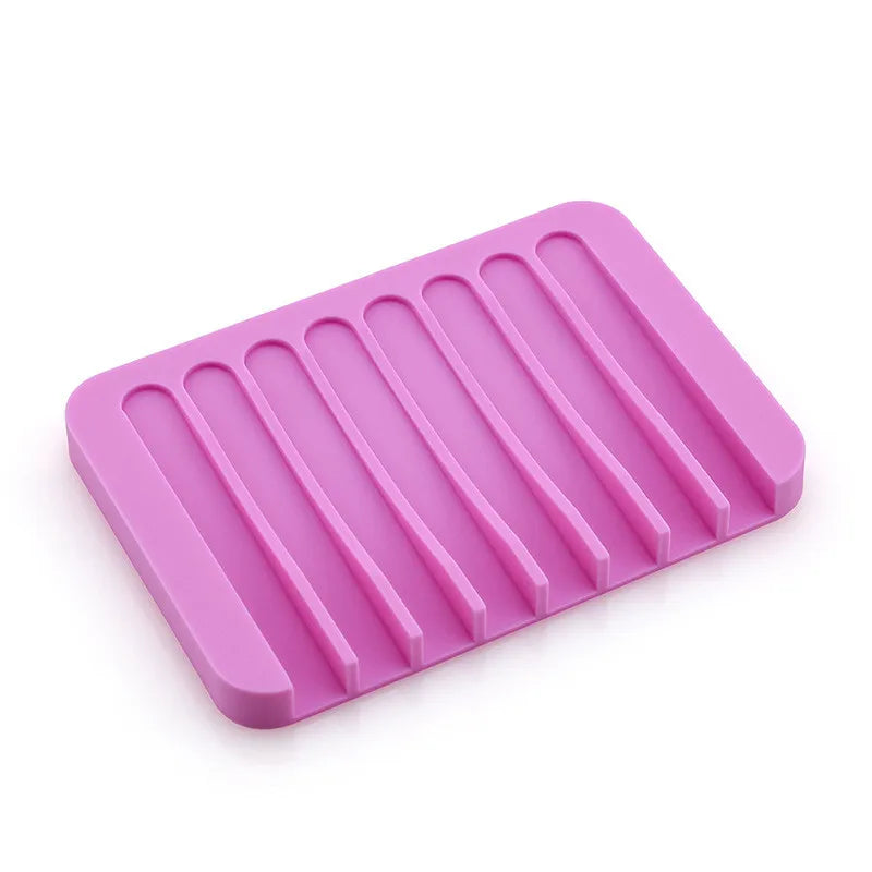 Self Draining Silicone Sponge & Soap Holder – Waterfall Soap Dish Drainer – Ideal for Kitchen Sinks & Bathrooms