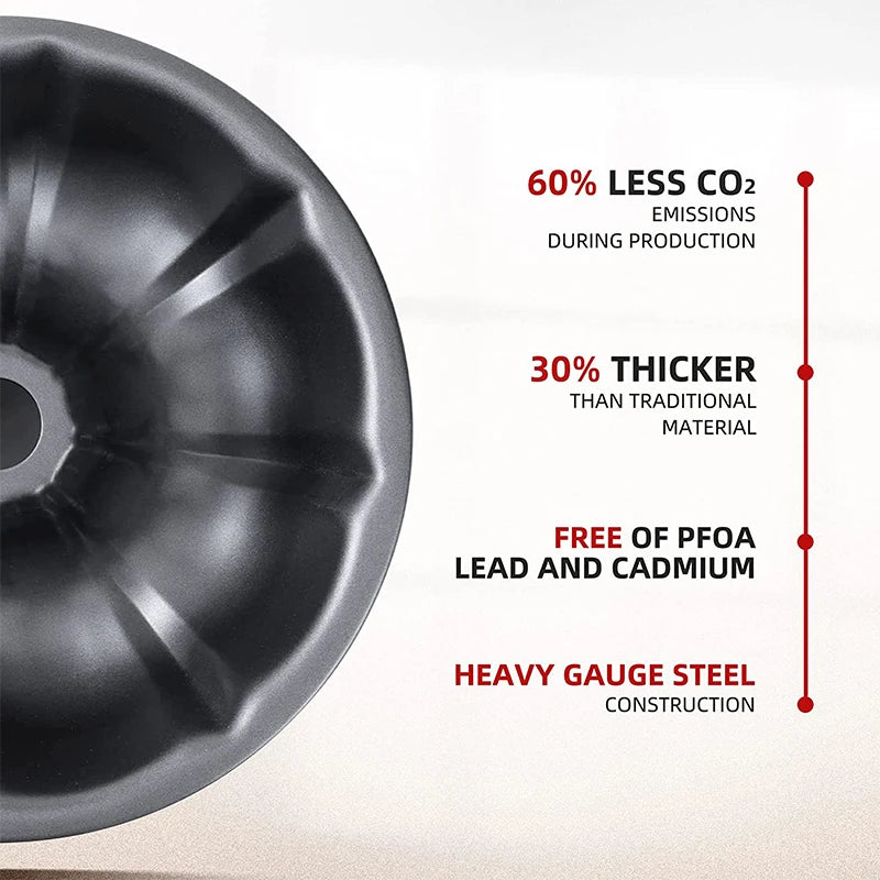 Carbon Steel Fluted Tube Cake Pan