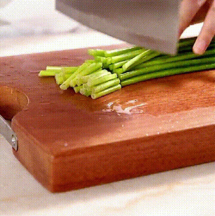 Solid Wood Rectangular Cutting Board – Eco-Friendly, Great for Chopping Fruit, Vegetables, and Everyday Kitchen Preparation