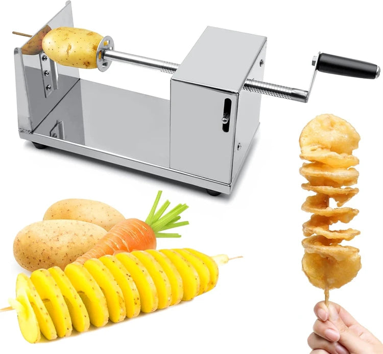 Stainless Steel Tornado Potato Spiral Cutter