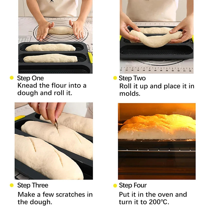 Silicone Baguette Baking Pan