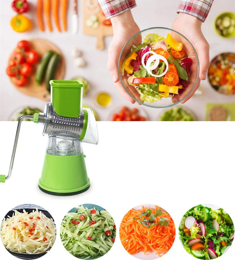 Rotary Spiralizer Vegetable Slicer & Grater