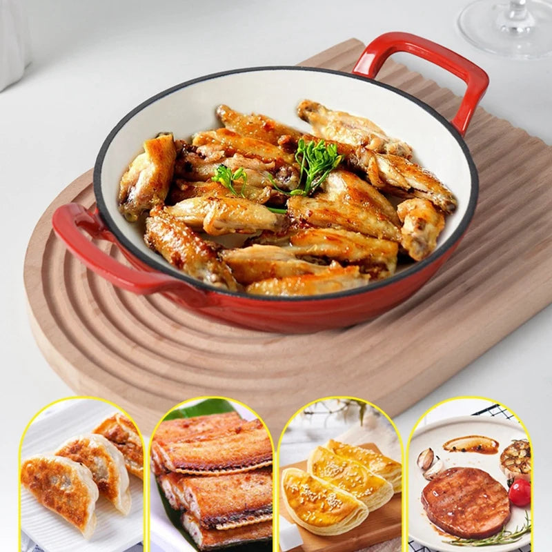 Cast Iron Pan with Dual Handles – Oven Safe, Induction & All Hob Compatible