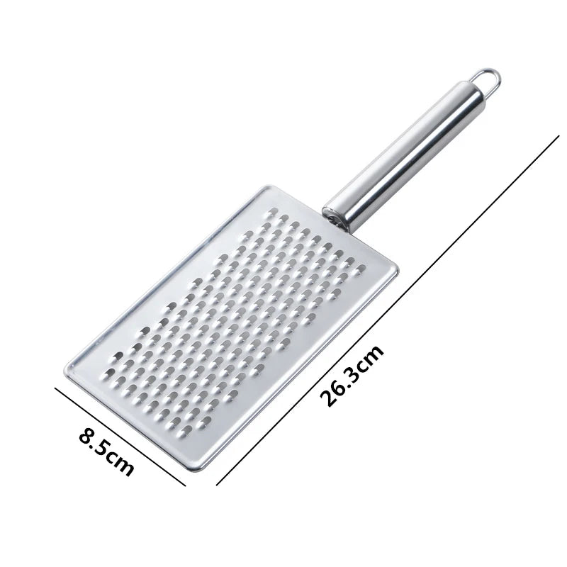 Mini Handheld Stainless Steel Cheese Grater – Cheese Shredder & Lemon Zester – Ideal for Cheese, Chocolate, Ginger & Garlic Style 5
