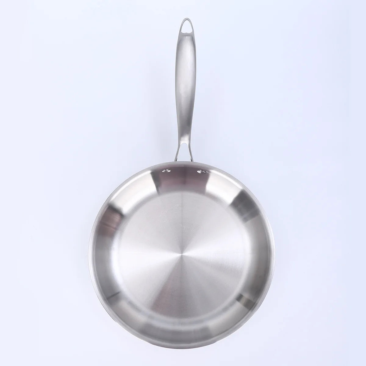 Stainless Steel Uncoated Frying Pan