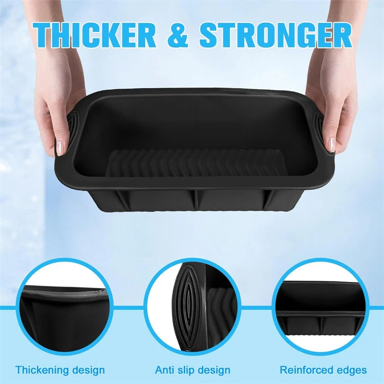 Extra Large Silicone Ice Block Mould – Reusable Ice Tray for Ice Baths & Cold Plunge Tubs – Ideal for Large Blocks of Ice – Available in Light Blue, Grey, Pink, Purple, Blue & Black Colours
