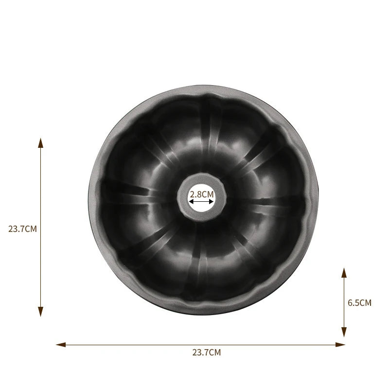 Carbon Steel Fluted Tube Cake Pan S