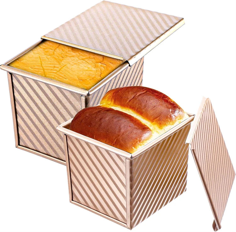 Nonstick Square Loaf Pan with Lid