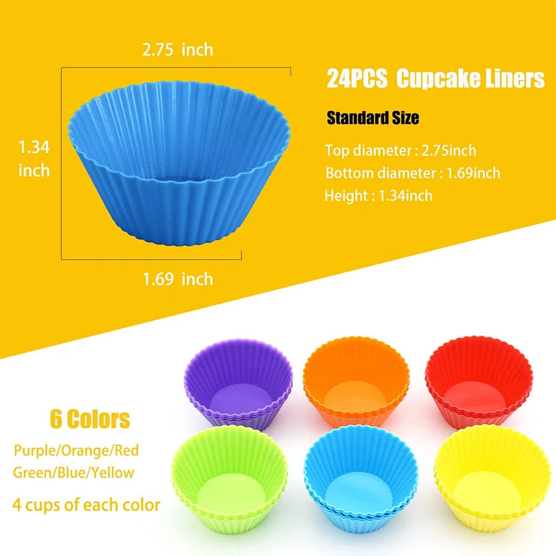 Silicone Cupcake Baking Cups