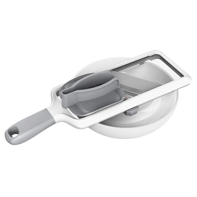 Handheld Mandoline Slicer with Adjustable Stainless Steel Blade