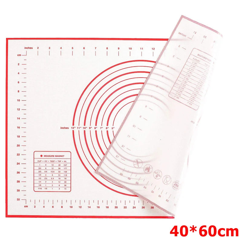 Silicone Pastry & Baking Mat with Measurements 40x60cm