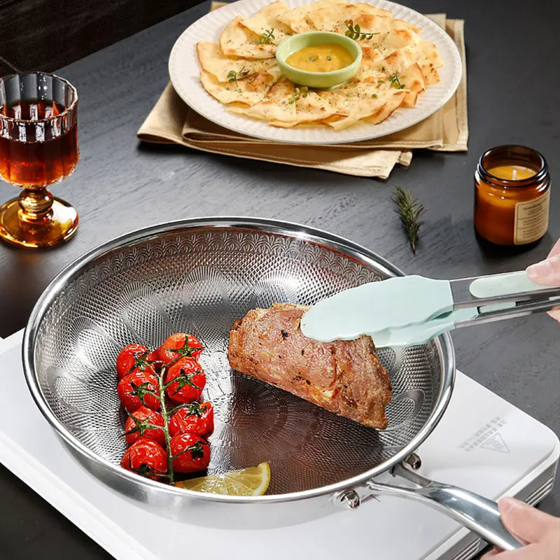 Pure Titanium Hammered Frying Pan 28cm
