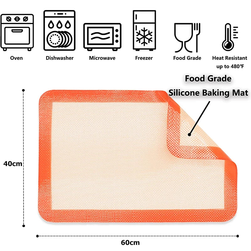 Non-Stick Reusable Silicone Baking Mat