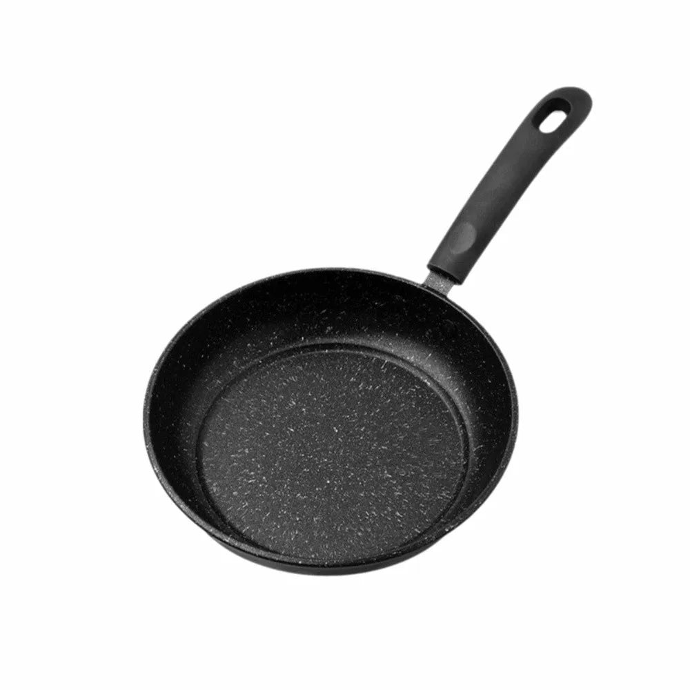 Thick Stone-Coated Frying Pan without Lid – Non-Stick Steak & Egg Skillet for Gas & Induction Hobs – Available in 18cm, 19cm, 21cm, 23cm & 25cm