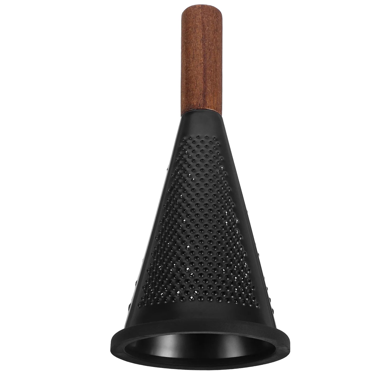 Stainless Steel Conical Grater with Wooden Handle