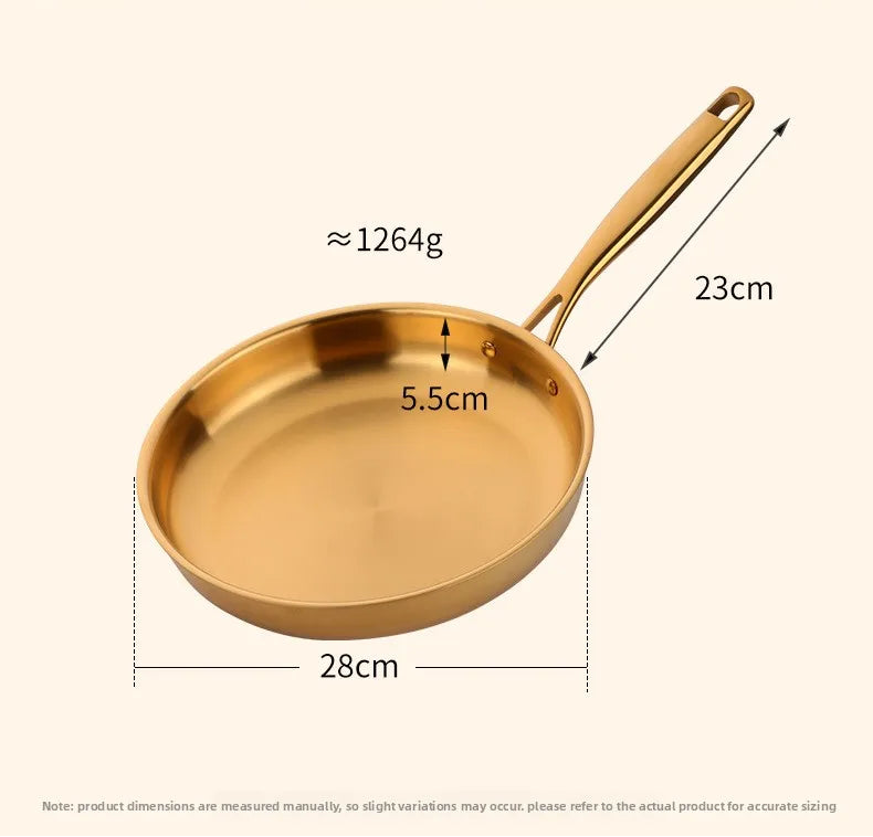 304 Stainless Steel Frying Pan 28cm
