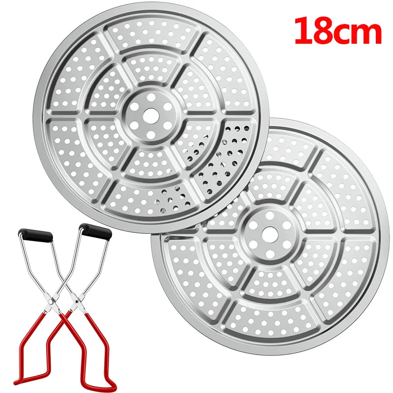 2 Piece Stainless Steel Pressure Canner Racks – Canning Racks for Pressure Cookers & Canners – Best for Canning Jars & Preserving